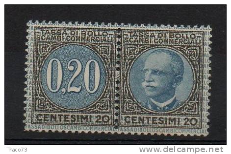 TASSA DI BOLLO SCAMBI COMMERCIALI - Cent: 0,20 - NUOVA - Revenue Stamps