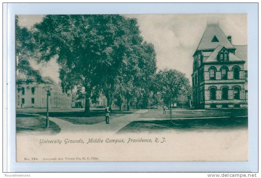 729. UNIVERSITY GROUNDS, MIDDLE CAMPUS, PROVIDENCE, R. J. - Providence