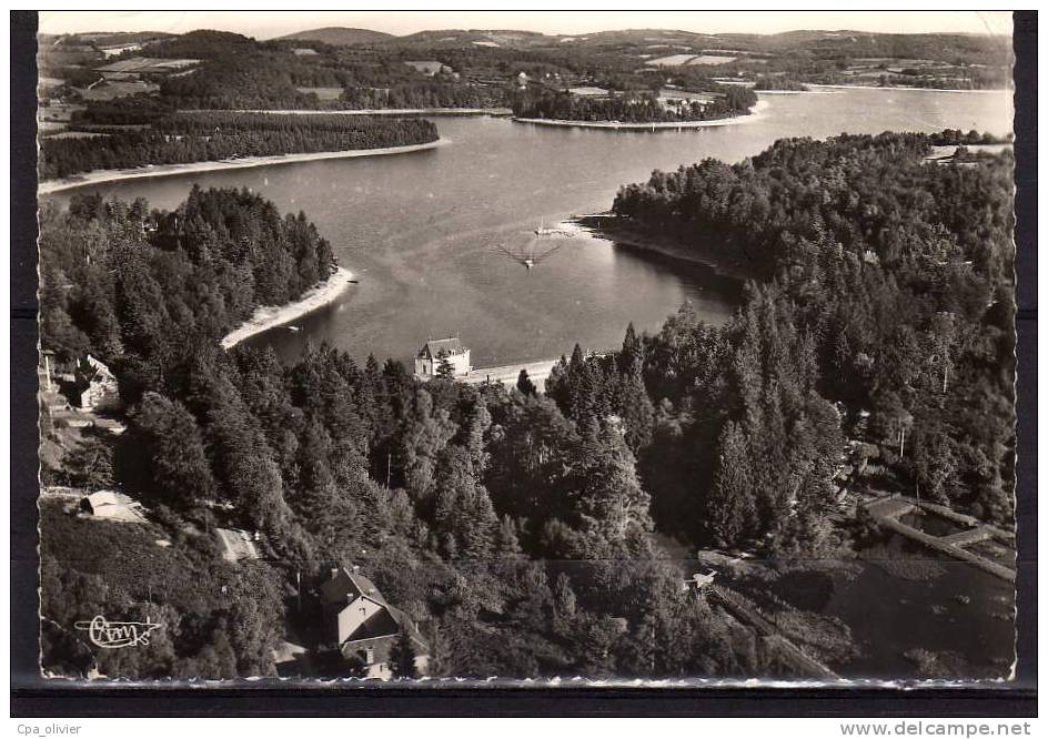 58 LES SETTONS Lac, Vue Générale Aérienne, Digue, Ed CIM 43183, CPSM 10x15, 1959 - Montsauche Les Settons