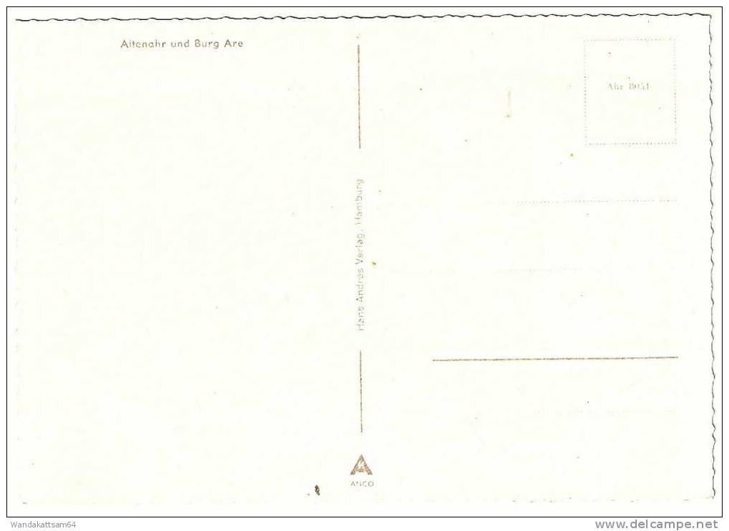 AK Altenahr Und Burg Are - Bad Neuenahr-Ahrweiler