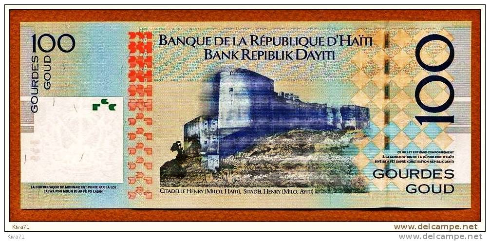 100 Gourdes "HAÏTI"  Commemoratif 2004 "Bicentenaire De L'Indépendance"  Ble 37 - Haiti