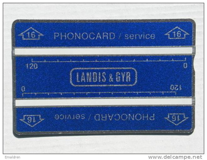 Service Card. "16" In Arrow. MINT. 512K. 3/4mm. - Thailand