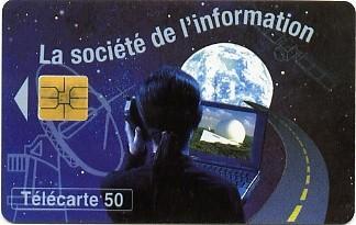 @+ Télécarte PLEUMEUR N° IX -  SOCIETE DE L'INFORMATION - SO3 - JG -  06/96 - Ref : F658 - 1996