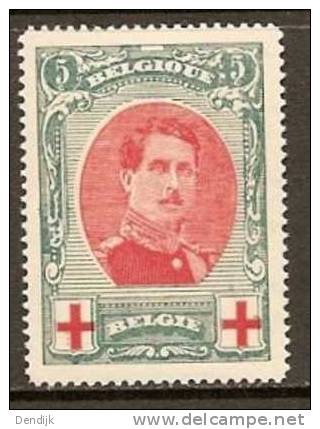 Belgie COB 132 ** - 1914-1915 Rotes Kreuz