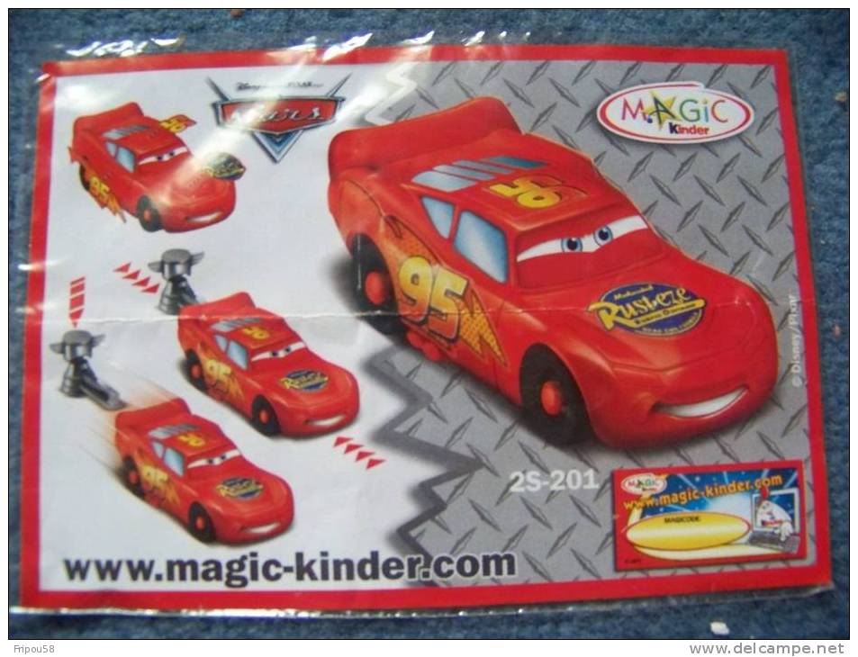 KINDER BPZ CARS 2S-201 - Instructions