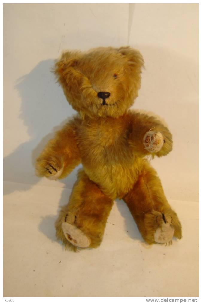 JOUETS ANCIENS / OURS EN PELUCHE FRANCAIS 1930/50 / BEL ETAT - Ours