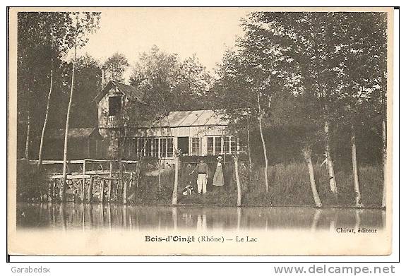 CPA De BOIS D'OINGT - Le Lac. - Le Bois D'Oingt