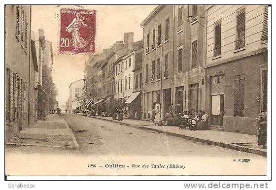 CPA De OULLINS - Rue Des Saules. - Oullins