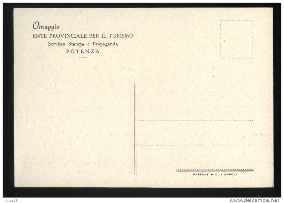 LAGOPESOLE  POTENZA   ANNI 50  LUCI ED OMBRE DEL CASTELLO - ENTE TURISMO - Potenza