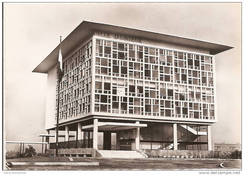 Cpsm Unieux, L'hotel De Ville Inauguré Le 31 Mai 1964 - Other & Unclassified