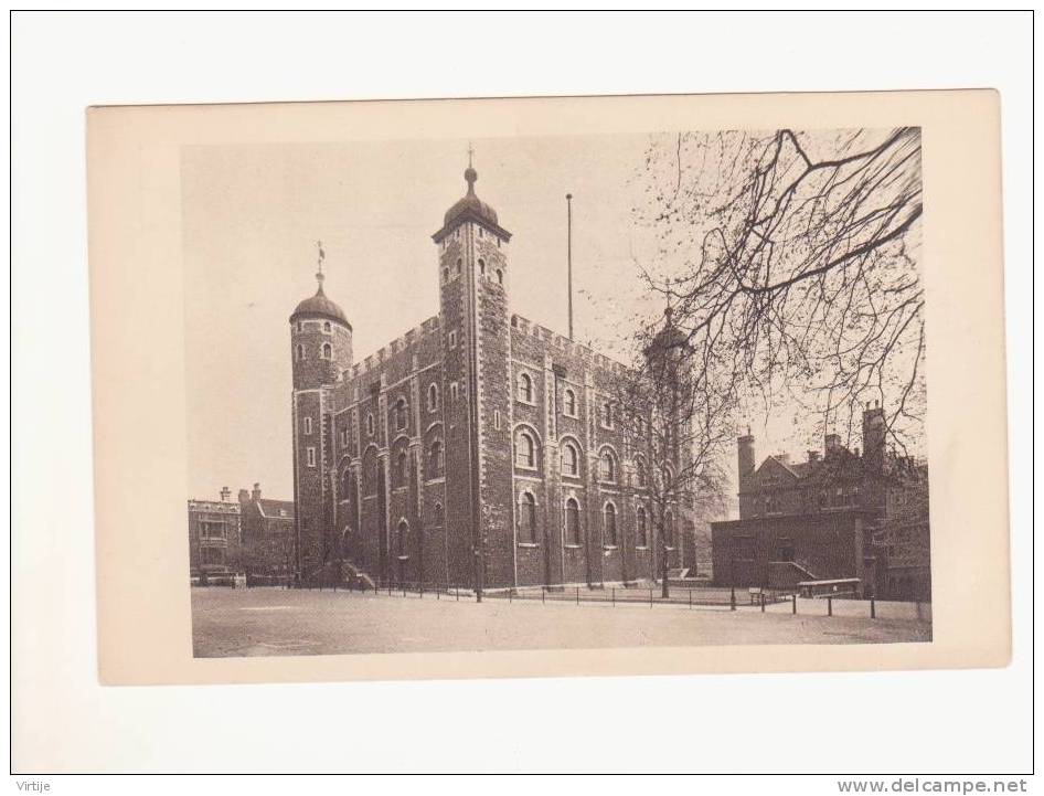 TOWER OF LONDON.-White Tower, From N.W. Begun By William The Conqueror...N° 2.- (2) - Tower Of London