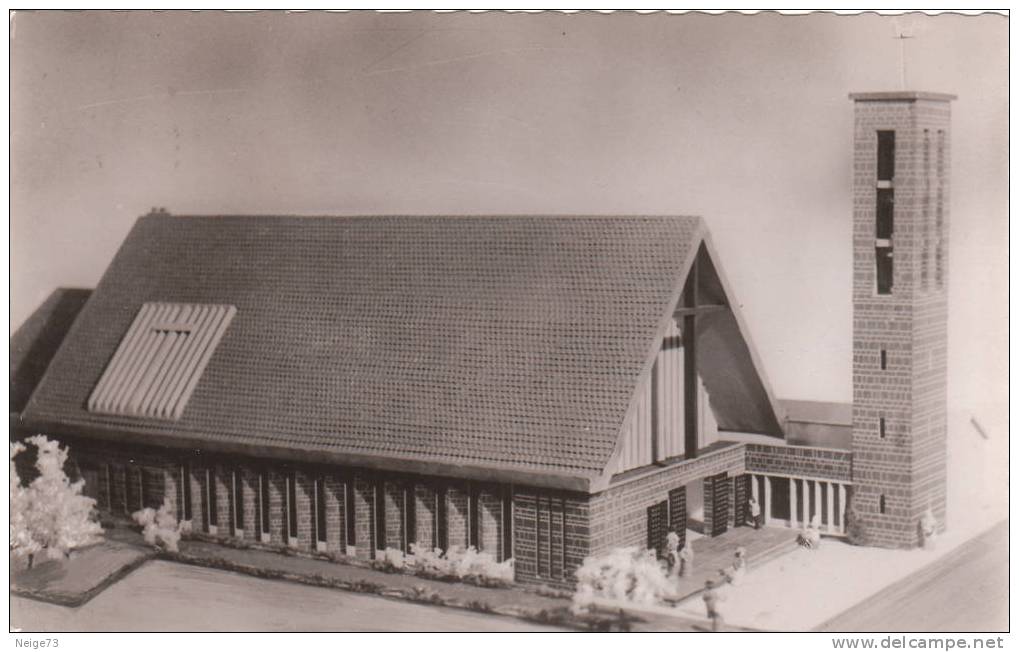 Carte Intéressante Des Années 50 Du 95 - Goussainville - Maquette De La Nouvelle Eglise - Goussainville