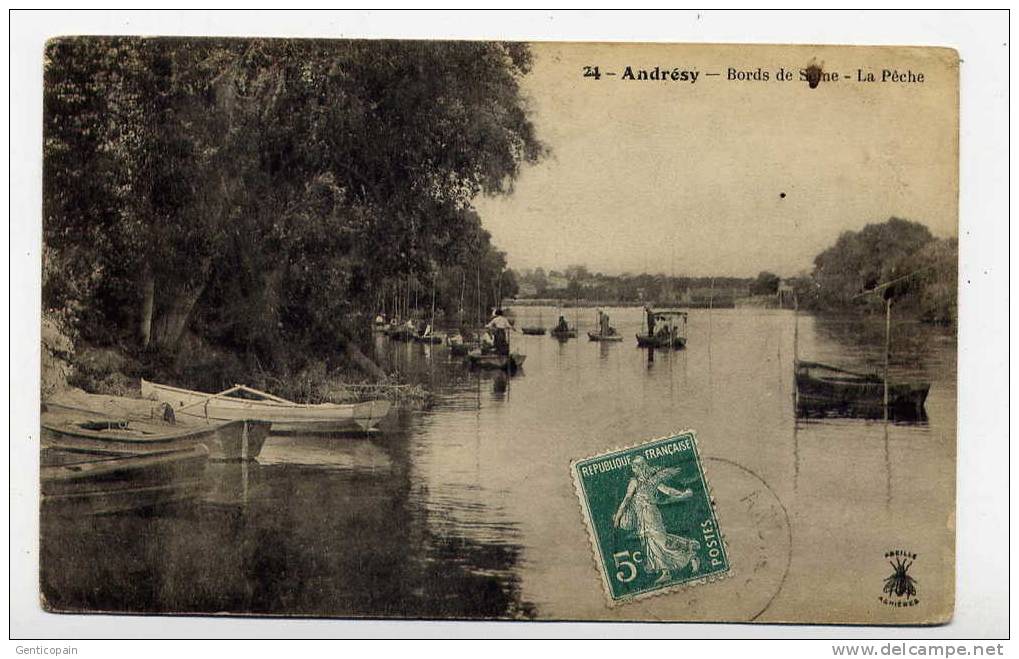 Q1 - ANDRESY - Bords De Seine - La Pêche - Andresy