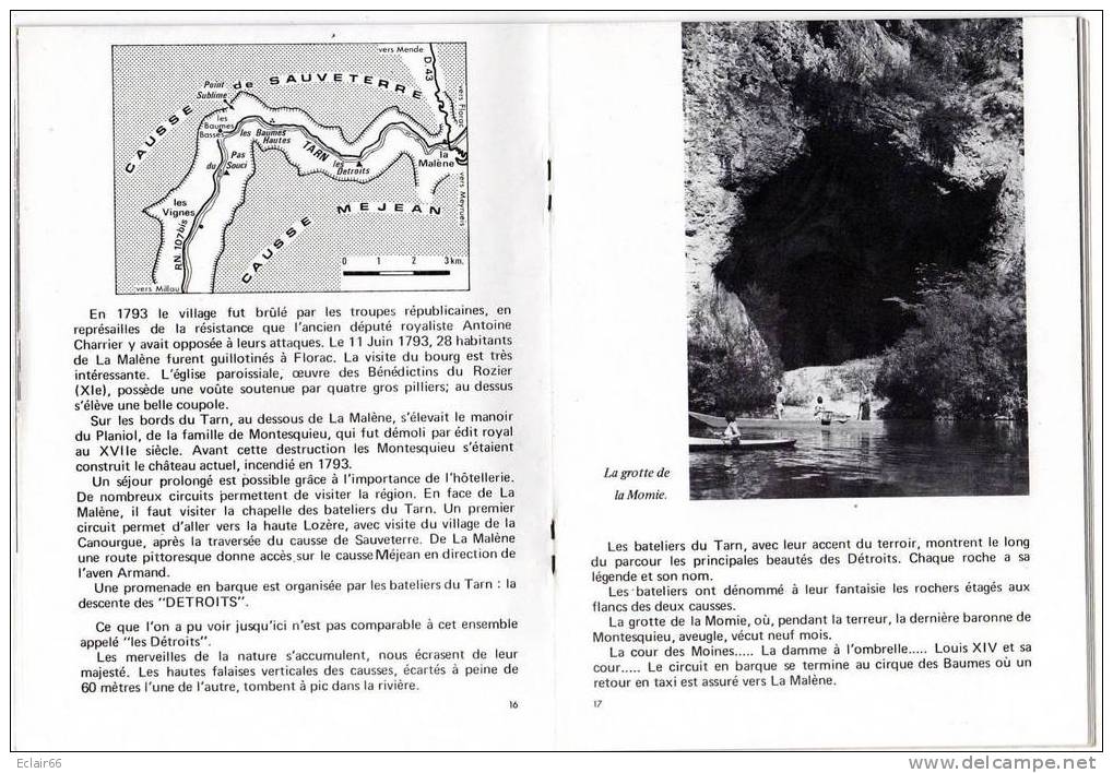 GORGES DU TARN       ET DE LA JONTE  Par Michel ARLES  35pages - Midi-Pyrénées