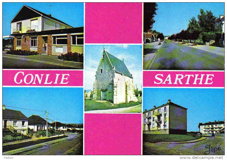 Carte Postale  72. Conlie   Trés Beau Plan - Conlie