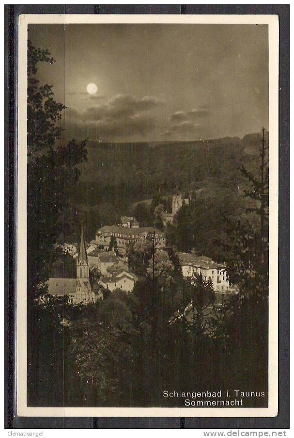 TOP!! SCHLANGENBAD IM TAUNUS * SOMMERNACHT * 1929 *!! - Schlangenbad