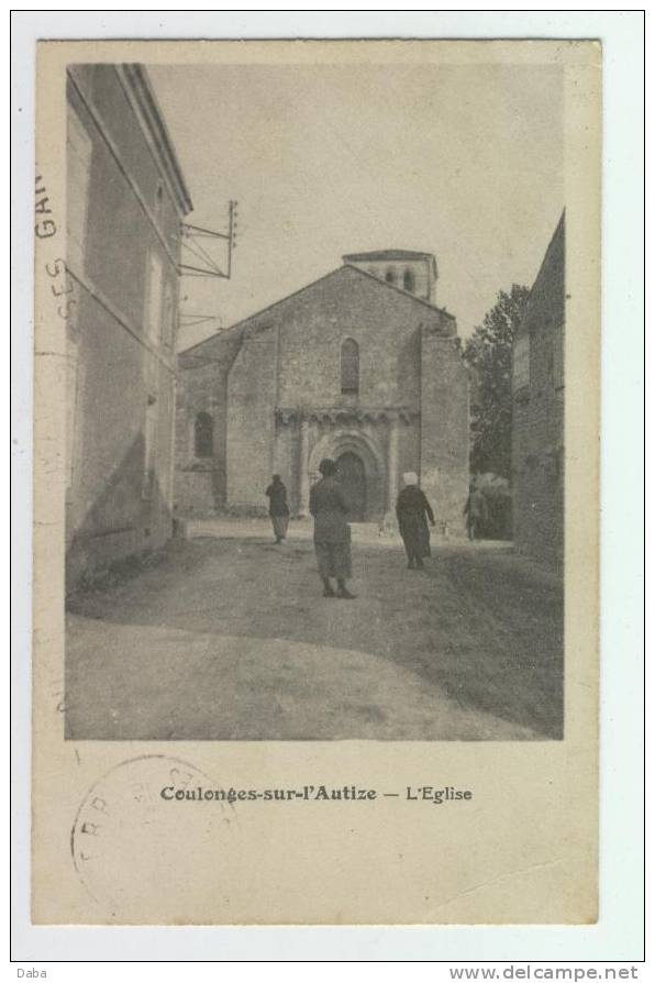 COULONGES SUR L' AUTIZE. - Coulonges-sur-l'Autize