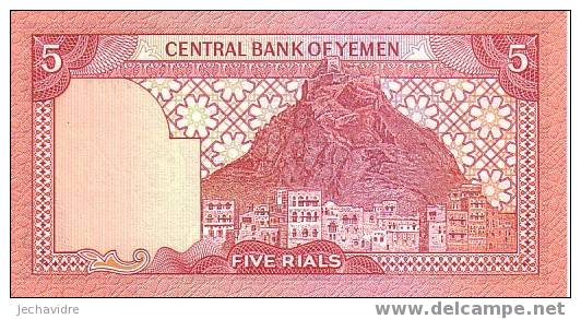 YEMEN   5 Rials  Non Daté (1991)    Pick 17c     ***** BILLET  NEUF ***** - Yemen