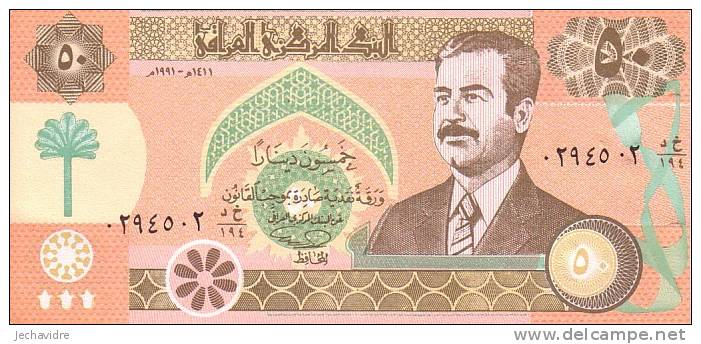 IRAQ   50 Dinars  Emission De 1991   Pick 75    ***** BILLET  NEUF ***** - Iraq