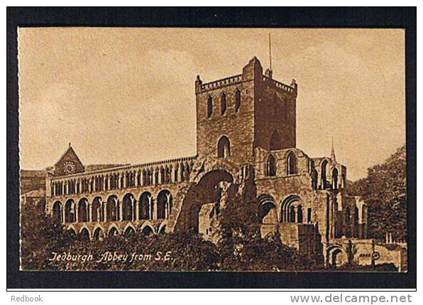 2 Early Postcards Jedburgh Abbey & Queen Mar´s House Berwickshire Scotland - Ref 361 - Berwickshire