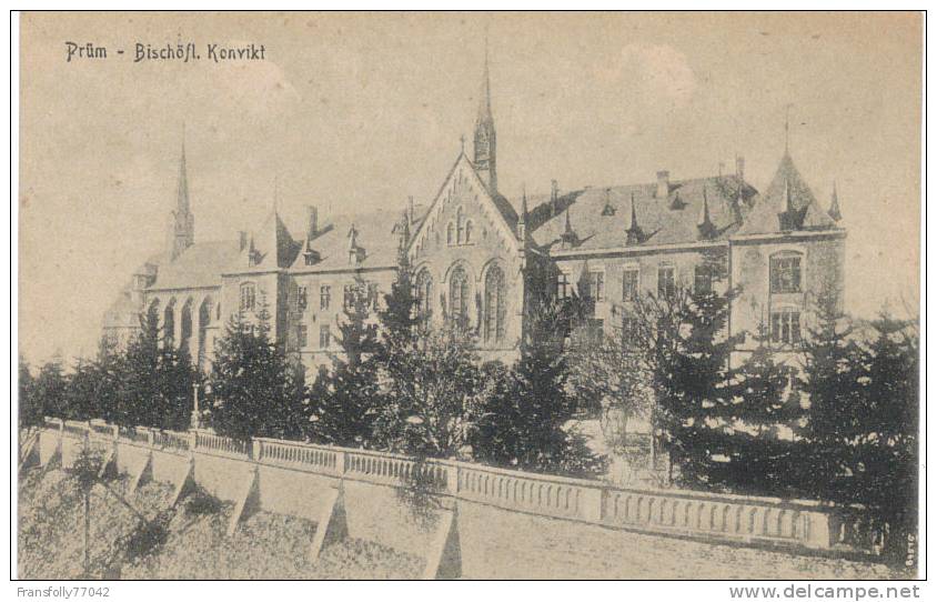 PRUM PRUEM GERMANY Bischoft Konvikt LARGE BUILDING Circa 1910 - Pruem