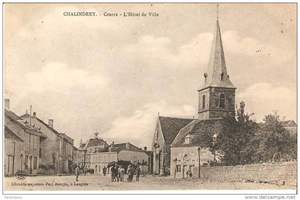 CHALINDREY .  Centre. L'Hôtel De Ville - Chalindrey