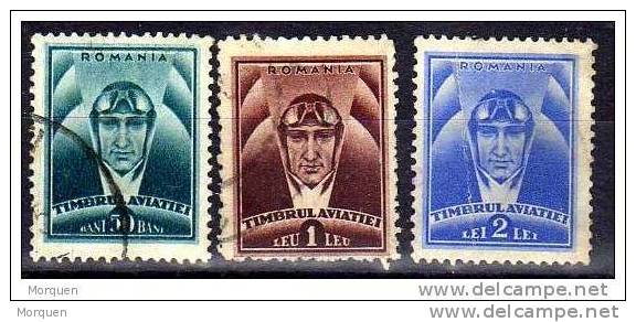 Lote 10 Sellos RUMANIA Aereo Num 11, 12, 13, 19, 20, 21, 25, 27, 53, 209 º - Used Stamps