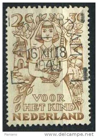 PIA - PAYS BAS - 1949 : Au Profit Des Oeuvres Pour L´ Enfance - (Yv 530) - Used Stamps