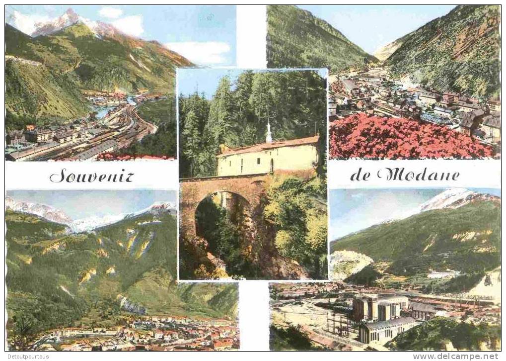 MODANE Savoie 73 : Multivues Souvenir De Modane 1966 - Modane