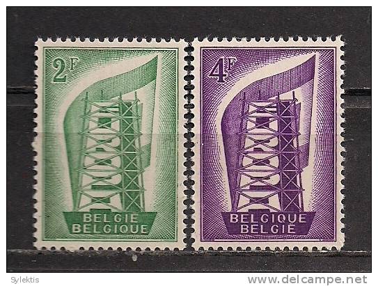 BELGIUM EUROPA CEPT 1956 SET MNH - 1956