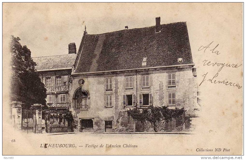 27 LE NEUBOURG Vestige De L'Ancien Chateau - Le Neubourg