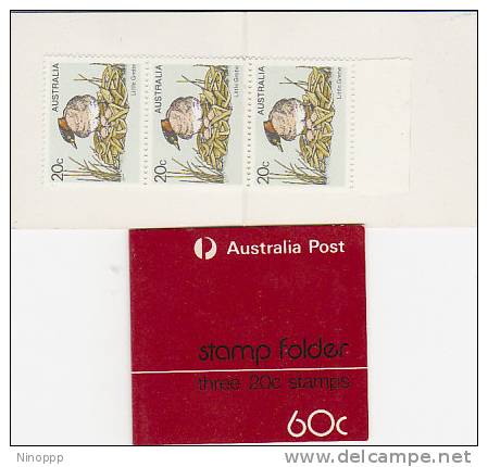 Australia-1979 Little Grebe 60c Folder  Booklet - Markenheftchen