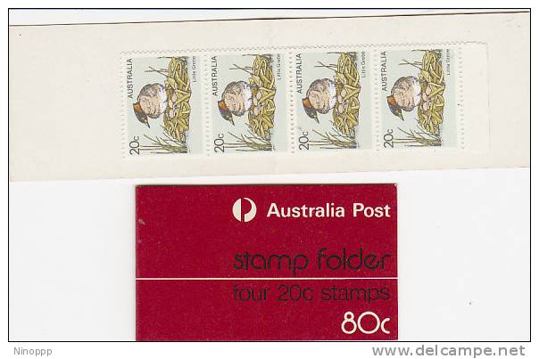 Australia-1979 Little Grebe 80c Folder  Booklet - Markenheftchen