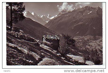 Suisse - RF5400 - Valais - Paysage Près De St-Luc - Besso - Gabelhorn - Mt Cervin - Bon état - Semi Moderne Petit Format - Saint-Luc