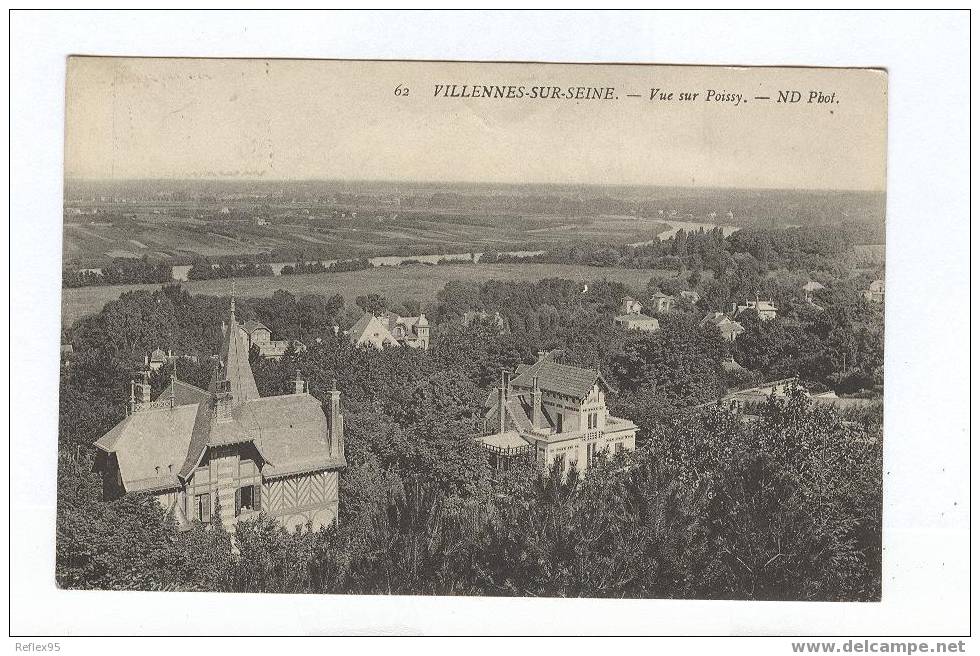 VILLENNES-SUR-SEINE - Vue Sur Poissy - Villennes-sur-Seine