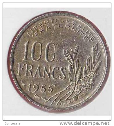 ** 100 FRANCS 1955 COCHET TTB **9** - 100 Francs