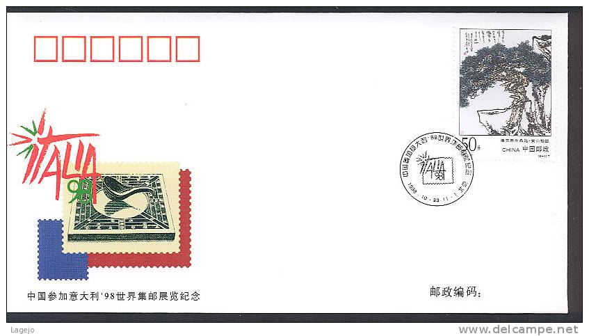 CHINE WZ082 Italia 1998 - Variétés Et Curiosités