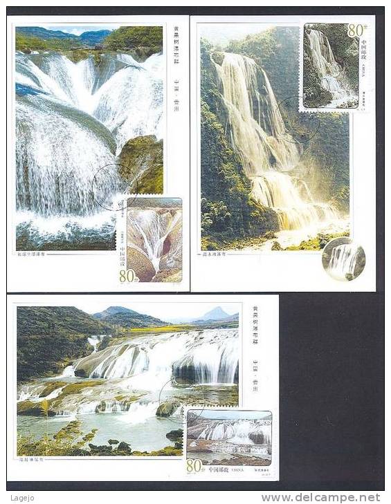 CHINE 2001/13 - MC Chutes De Huangguoshu - Cartes-maximum