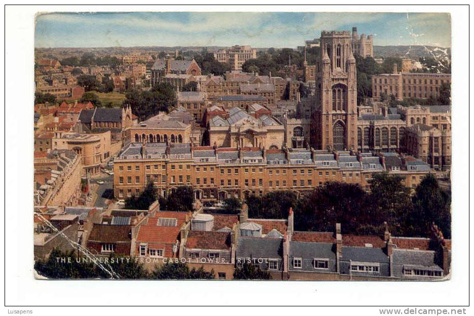 OLD FOREIGN 2298 - UNITED KINGDOM - ENGLAND -  The University From Cabot Tower - Bristol