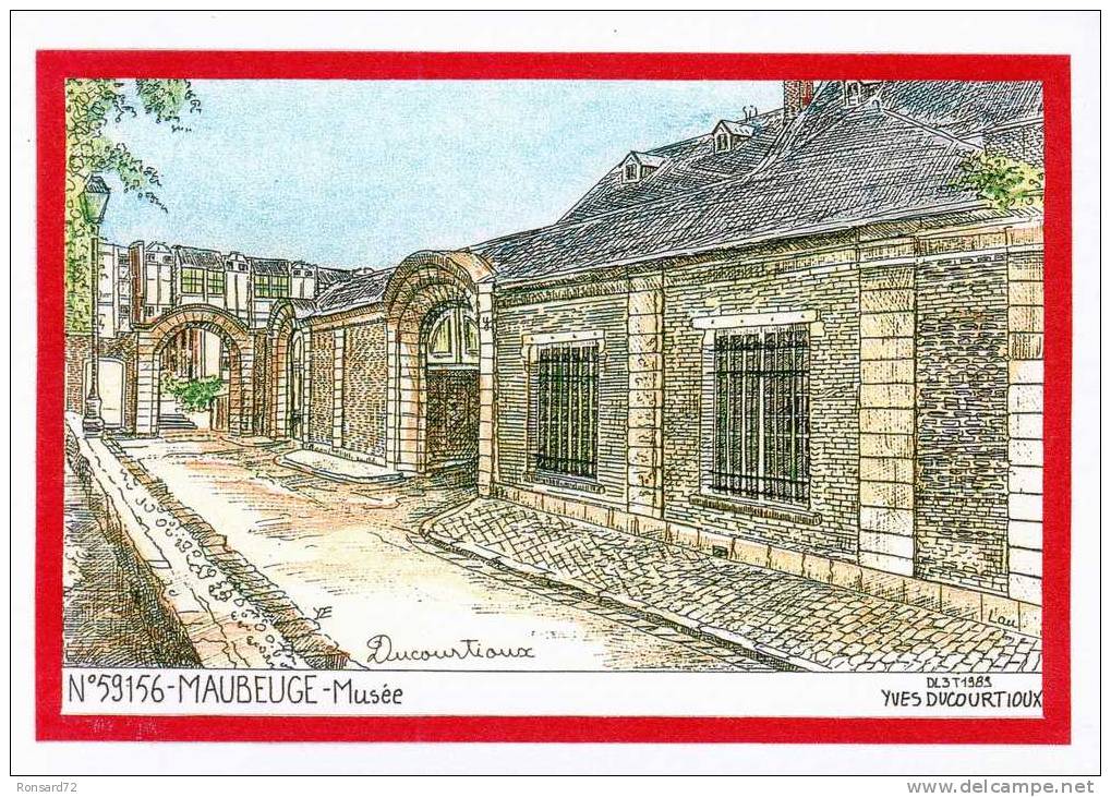 59 MAUBEUGE - Musée  - Illustration Yves Ducourtioux - Maubeuge