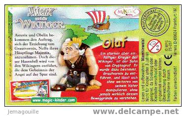 KINDER - 2S-257 - Olaf  - Figurine Sans Bpz * - Monoblocs