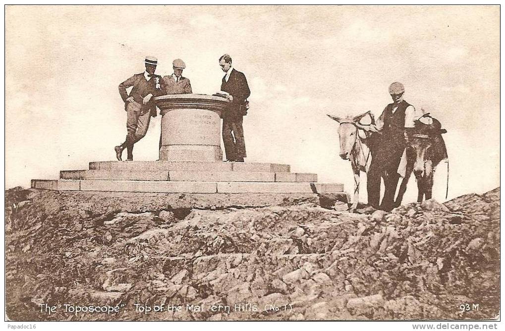 GB - Wo - The "Toposcope", Top Of The Malvern Hills - Tilley's Series N° 1 (animated / Not Circulated - Non Circulée) - Andere & Zonder Classificatie