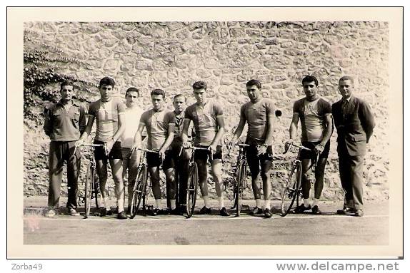 RARE AS GAZELEC MARSEILLE 1959 Photo Originale Prise à Périgueux - Cyclisme