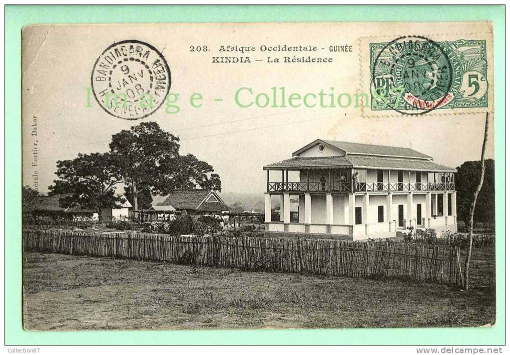 COLLECTION FORTIER 208 - AFRIQUE OCCIDENTALE - GUINEE - KINDIA - LA RESIDENCE - Guinea