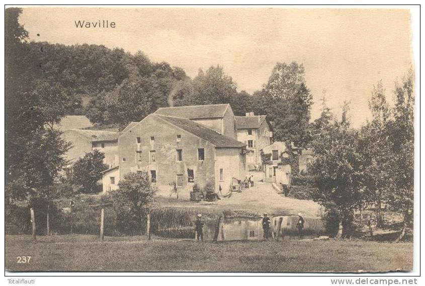 Waville Mühle Grande Guerre 14.18 Animee Moulin Feldpost Rot: Magazin Fuhrpark Kolonne 142 - Briey