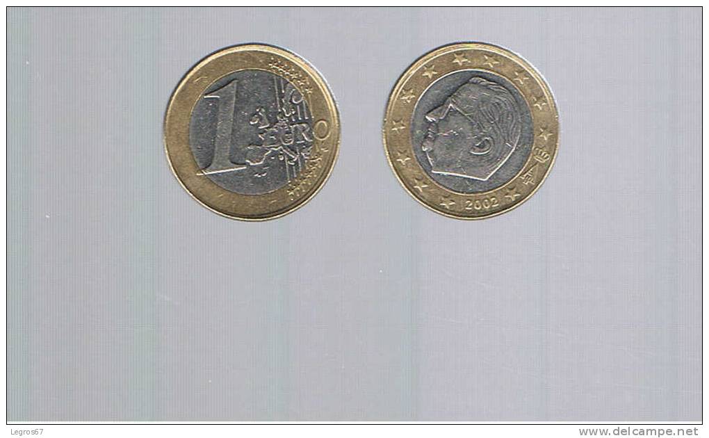 PIECE 1 EURO BELGIQUE 2002 - België