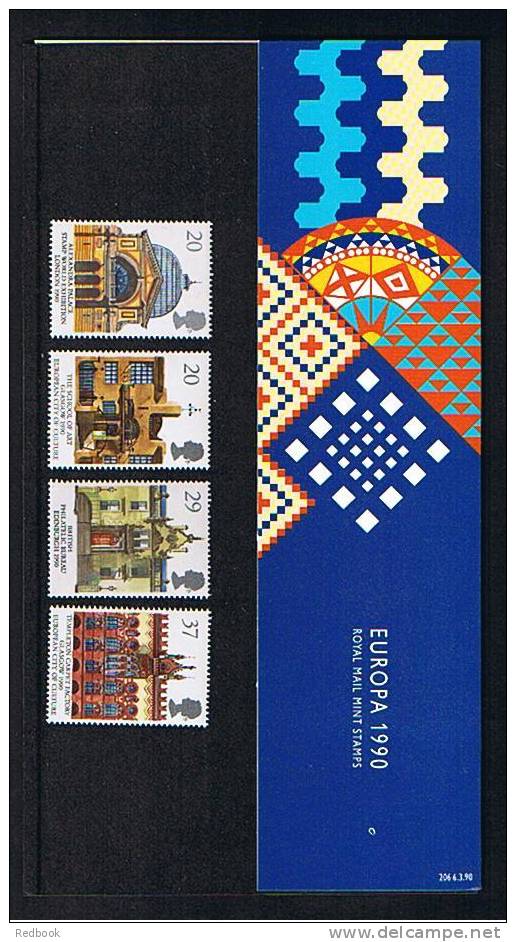 1990 GB MNH Stamps - Europa - Buildings - Ref 385 - Unclassified