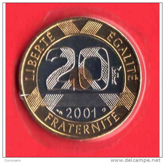 ** 20 FRANCS MONT SAINT MICHEL 2001 BU SOUS / VIDE D ORIGINE ** - 20 Francs
