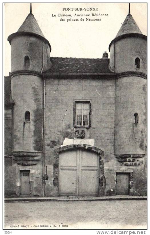 Cpa 89 Yonne Pont Sur Yonne Le Chateau - Pont Sur Yonne