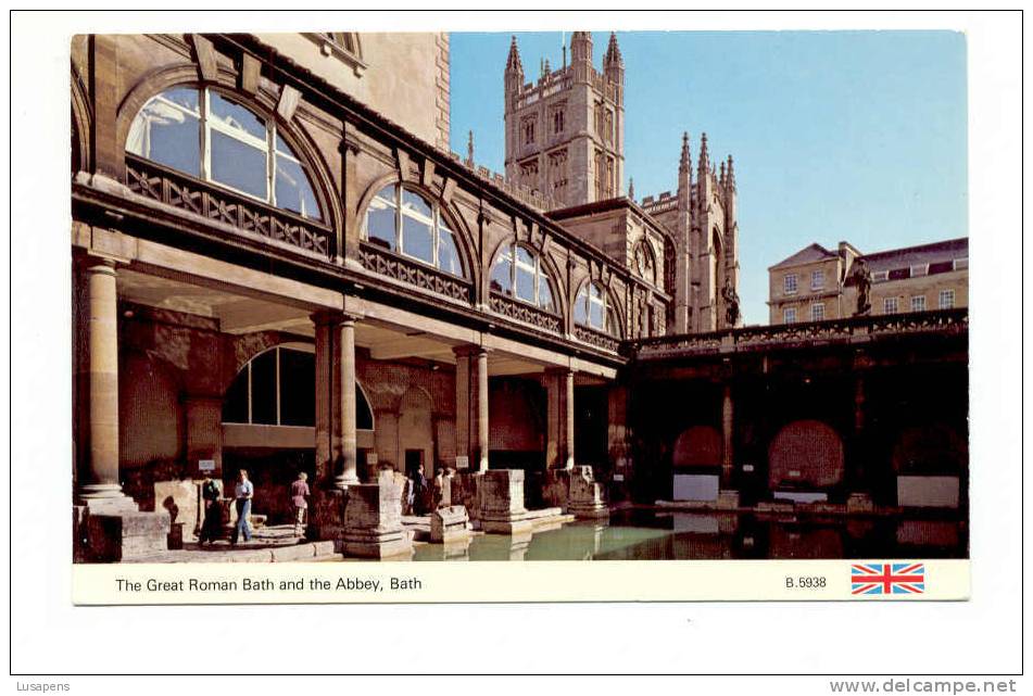 OLD FOREIGN 2419 - UNITED KINGDOM - ENGLAND - THE GREAT ROMAN  BATH AND THE ABBEY, BATH - Bath